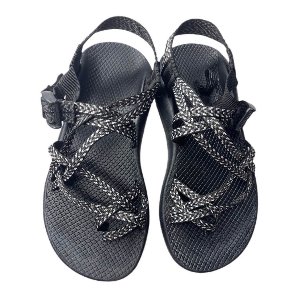 Chaco Women's Shoes Chaco Zx2 Classic Black/Gray/White SZ 8 W - Picture 2 of 5